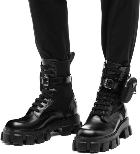 prada boots weiss|Prada ankle boots.